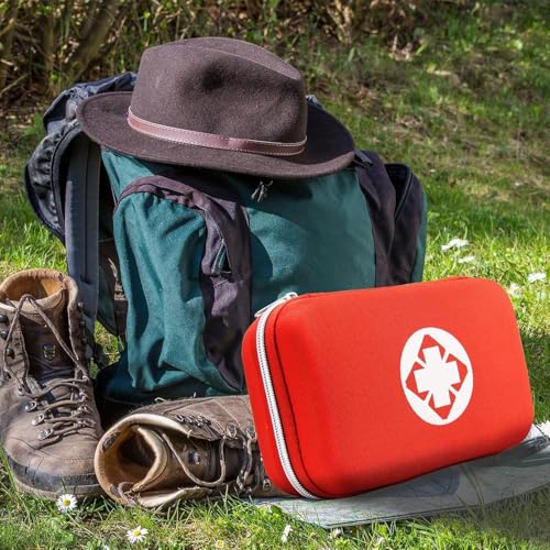 First Aid Kit 277PCS Car Home Camping Essentials Red Emergency - Product Imagery