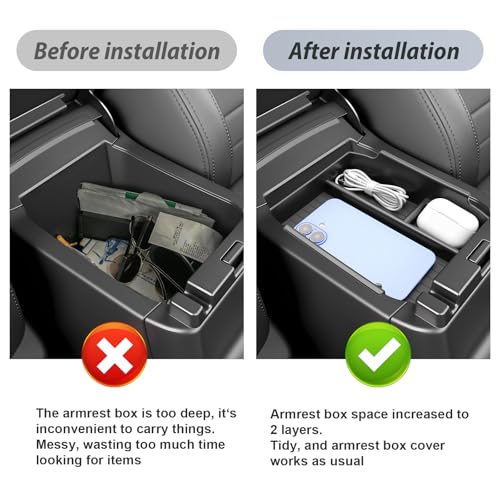SKTU for 2026 Subaru Outback Center Console Organizer 2026+ - Product Imagery