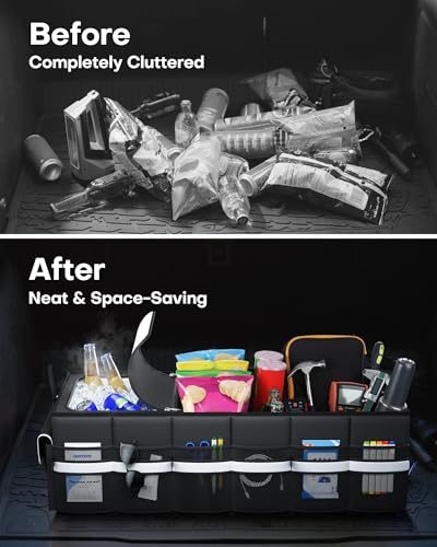 HOTOR Trunk Organizer - Car Organizer with Built-In Leakproof - Product Imagery