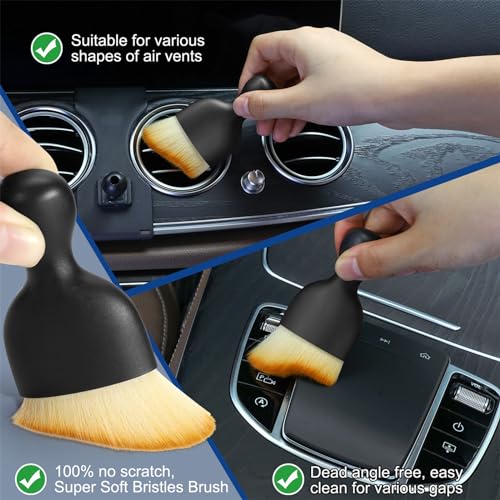 Fitosy Car Interior Duster Detail Brush Cleaning Gel Kit, Dust - Product Imagery