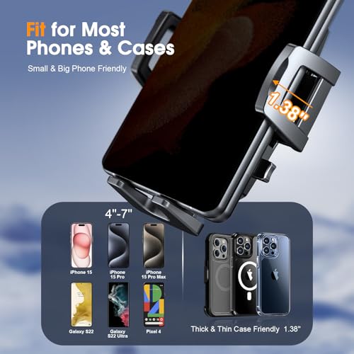 3 in 1 Car Phone Holder, [Strong Suction] Phone Mount for - Product Imagery