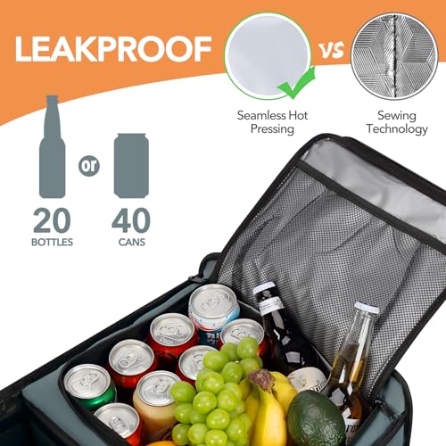 HEYTRIP Large Trunk Organizer with Built-in Leakproof Cooler - Product Imagery