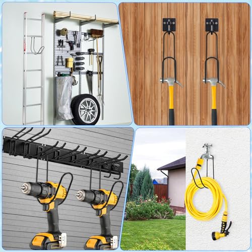 Garden Hose Holder Water Hose Hanger Wall Mounted,304Stainless - Product Imagery
