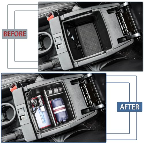 Center Console Organizer Tray for Jeep Wrangler JK/JKU - Product Imagery