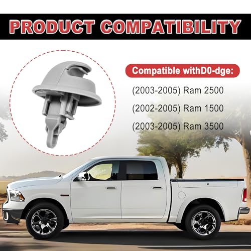 Sun Visor Retainer Clip Compatible with D0dge Ram 1500 - Product Imagery