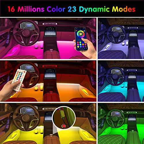 Interior Car Lights Keepsmile Car Accessories APP Control with - Product Imagery