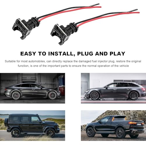 8 PCS Fuel Injector Connector, EV1 OBD1 Typre Plug Wire Harness - Product Imagery
