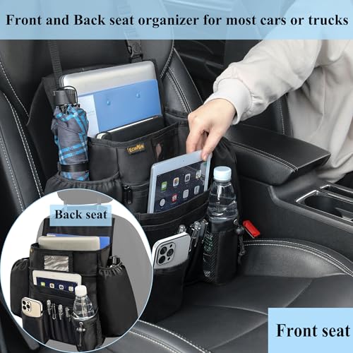 ECWKVN Car Front Seat Organizer - Car File Organizer, Passenger - Product Imagery