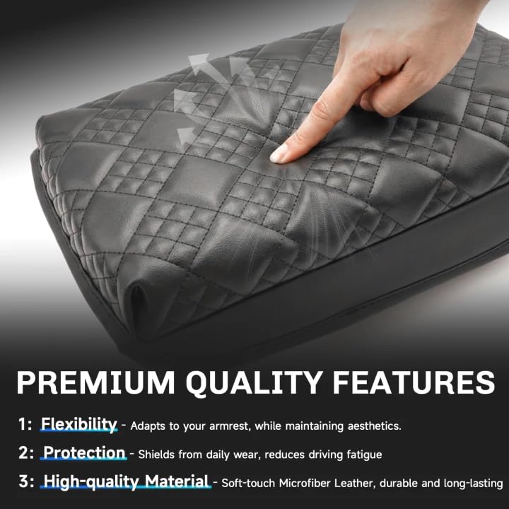 SXCY for 2026 Jeep Cherokee Armrest Cover for 2026 Jeep Cherokee - Product Imagery