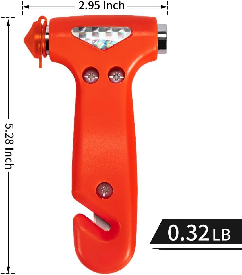 MOTORBUDDY Seatbelt Cutter and Window Breaker for Cars,Glass - Product Imagery