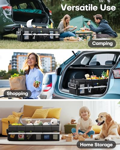 HOTOR Trunk Organizer - Car Organizer with Built-In Leakproof - Product Imagery