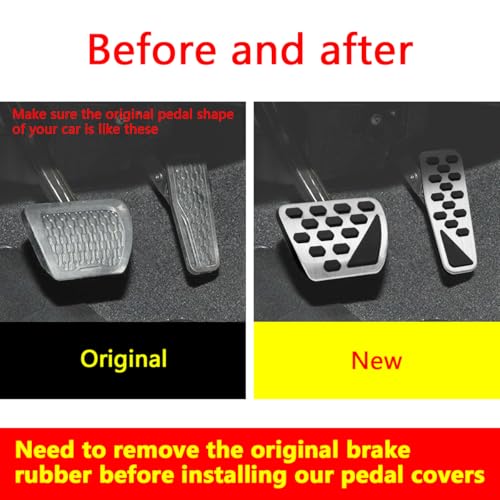 Foot Accelerator Pedal Cover Compatible for Jeep Wrangler JL/JLU - Product Imagery