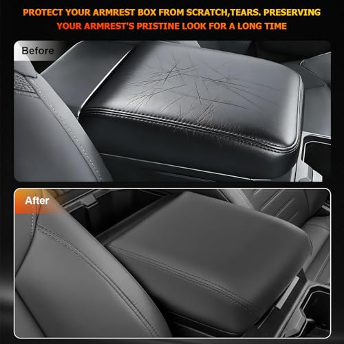 frani Center Console Armrest Cover for 24-26 Toyota Tacoma&25-26 - Product Imagery