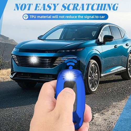 MILD EAST for Nissan Key Fob Cover with Keychain, 3 4 5-Button - Product Imagery