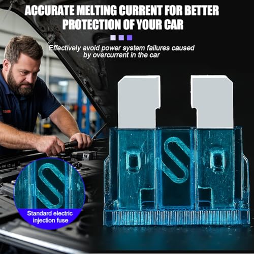 300PCS Car Fuses Assortment Kit, Standard, Small & Mini Autom - Product Imagery