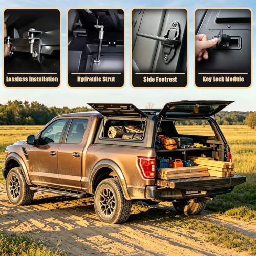 Hard Truck Cap Topper Camper Shell for Nissan Titan 2017-2026 - Product Imagery