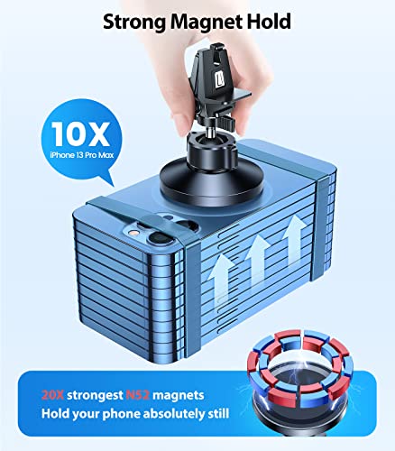 VICSEED for MagSafe Car Mount [Upgraded Strongest Magnet Power] - Product Imagery
