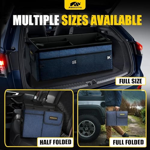 MIKKUPPA Trunk Organizer with Lid - 65L Collapsible Car - Product Imagery