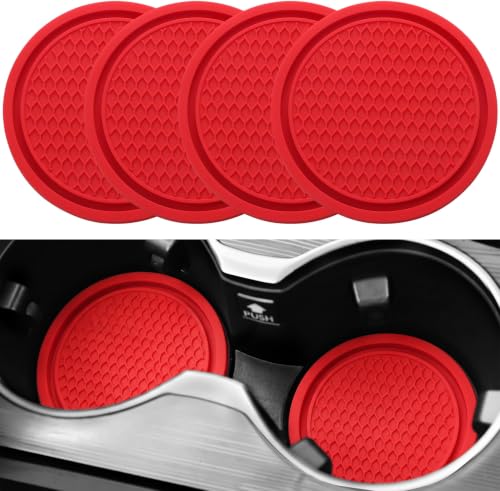 SINGARO Car Cup Coaster, 4PCS Universal Non-Slip Cup Holders - Product Imagery