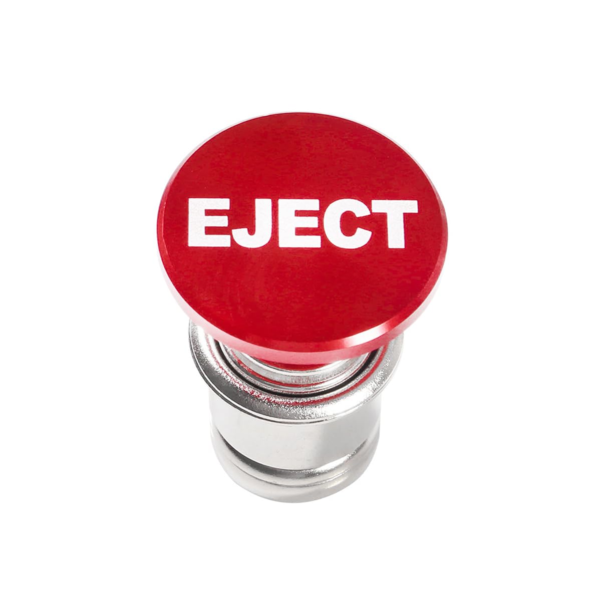 AUCELI Eject Button Car Cigarette Lighter Plug, Aluminum Alloy - Product Imagery