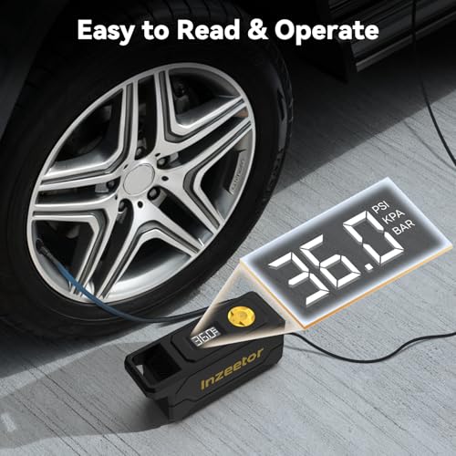 150 PSI Tire Inflator Portable Air Compressor with Digital - Product Imagery