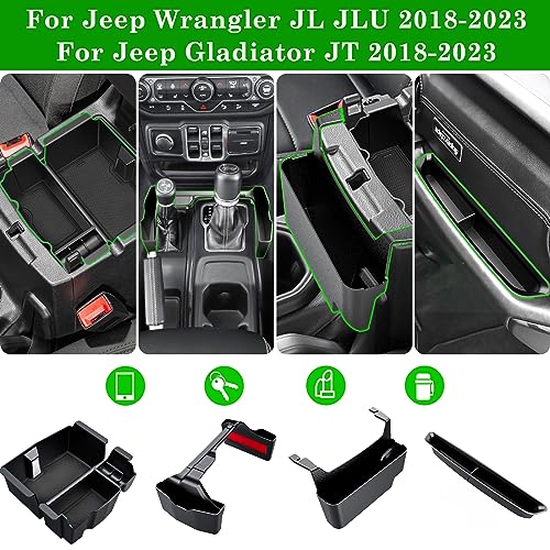 Eamplest Center Console Organizer for Jeep Wrangler & Gladiator - Product Imagery