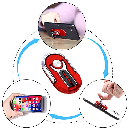 Frienda 6 Pcs 3-in-1 Mobile Phone Holder Car Vent Clip Ring - Product Imagery