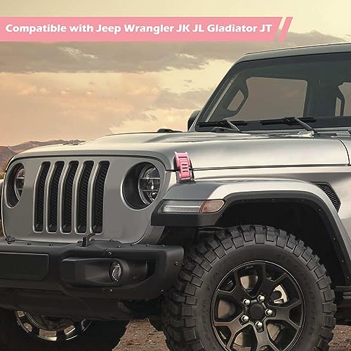 RT-TCZ for Wrangler Hood Latches Catch Kit Compatible with Jeep - Product Imagery