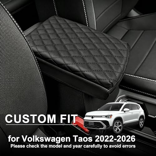 Car Center Console Cover for Volkswagen Taos (S, SE, SEL) 2022 - Product Imagery
