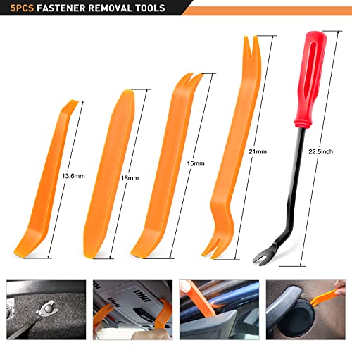 GOOACC 420Pcs Fender Moulding Clips Assortment Kit - Product Imagery