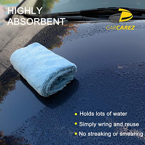 CARCAREZ Microfiber Towels for Cars, Car Drying Wash Detailing - Product Imagery