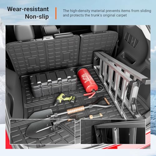 powoq Cargo Mat & Backrest Mat Compatible with 2015-2024 Ford - Product Imagery