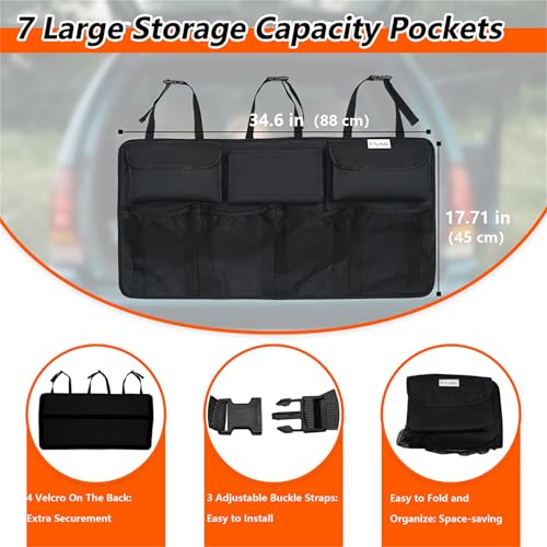 Car Trunk Organizer, Large Capacity Organizers and Storage, - Product Imagery