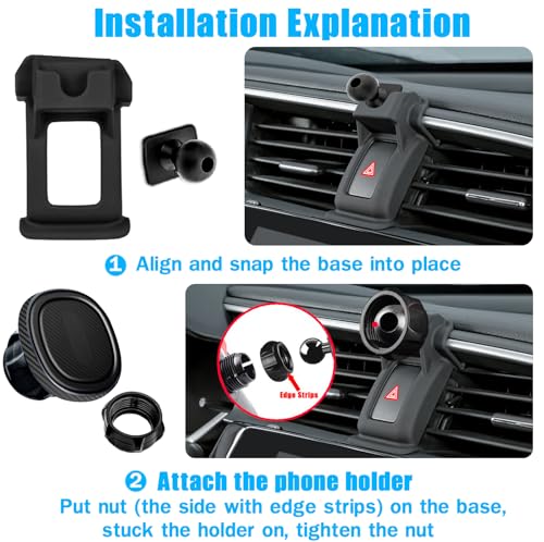Car Phone Holder, Air Vent Stand Mount for Honda Civic 2021-2016 - Product Imagery