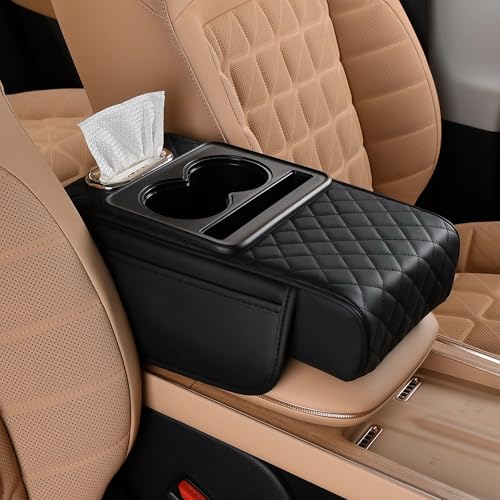 FREESOO Universal 5-in-1 Car Middle Center Console Cover with - Product Imagery