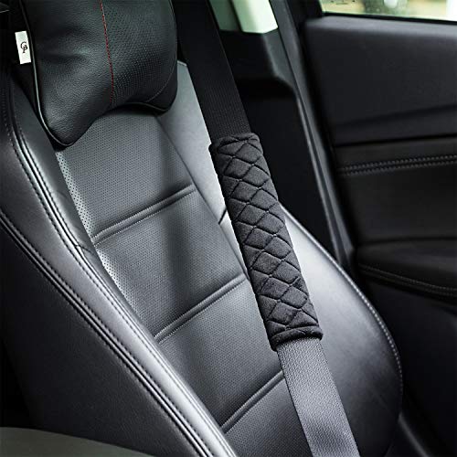 Tatuo 4 Pack Seat Belt Cover Extra Long Soft Pad for Car,10.6 - Product Imagery