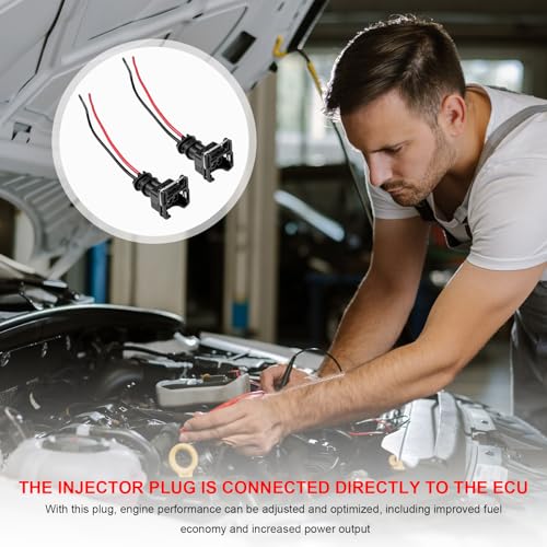 8 PCS Fuel Injector Connector, EV1 OBD1 Typre Plug Wire Harness - Product Imagery