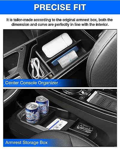 Autorder 2PCS Center Console Organizer for 2022-2026 Kia EV6 - Product Imagery