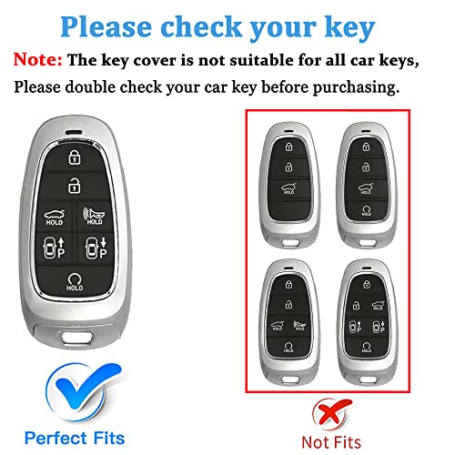 MILD EAST For Hyundai Key fob Cover with Keychain - Product Imagery