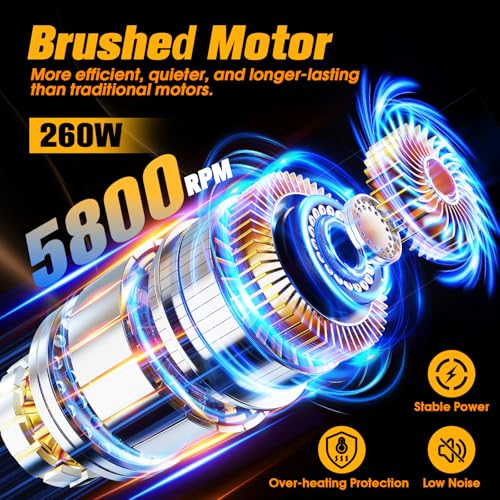 Cordless Car Buffer Polisher kit, DA Polisher with 2*21V - Product Imagery