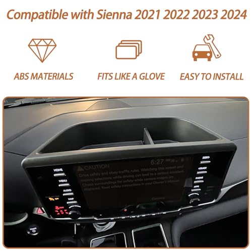 Dashboard Storage Organizer for Toyota Sienna 2021-2024 - Product Imagery