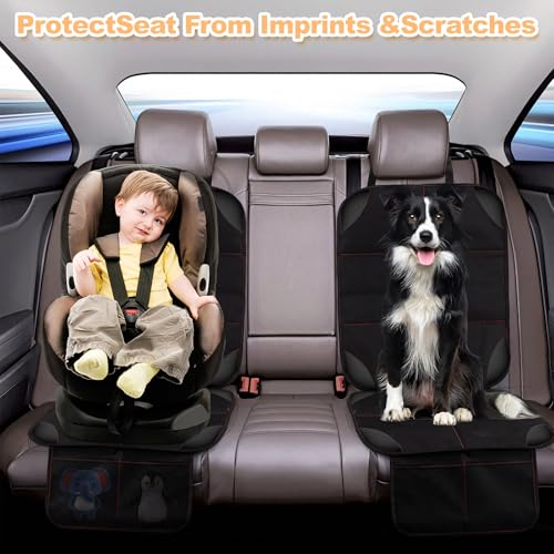 SMART ELF Car Seat Protector, Thickest Padding and Non-Slip - Product Imagery
