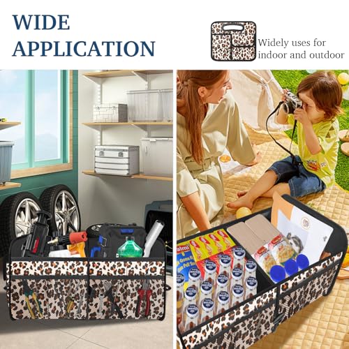 Femuar Car Trunk Organizer, Trunk Storage Organizer with Large - Product Imagery