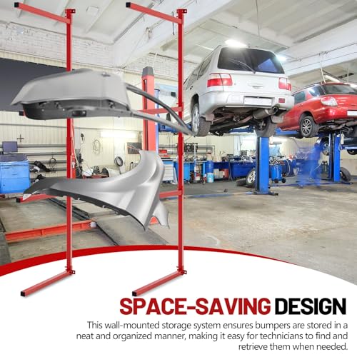 BBTO Wall Mount Bumper Stand, Auto Bumper Storage Rack, Load - Product Imagery