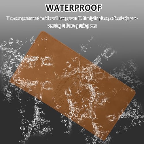Car Registration and Insurance Holder,PU Leather Car Glove Box - Product Imagery
