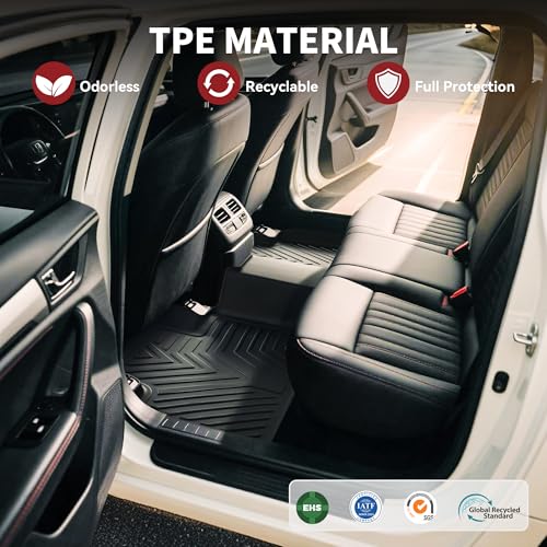 YITAMOTOR Floor Mats Fit for 2015-2024 Ford Edge All-Weather - Product Imagery