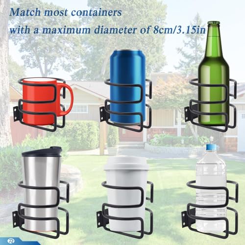 2 Pcs Wall Mounted Cup Holder for Boat Marine Yacht Truck RV - Product Imagery