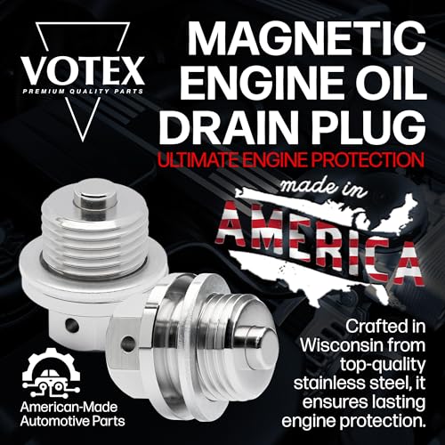 Votex - Magnetic Oil Drain Plug fits John Deere 2025R Compact - Product Imagery