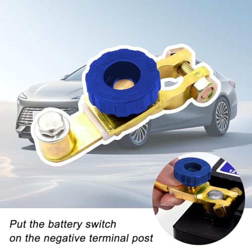 Car Top Post Battery Disconnect Switch, 12V Heavy Duty Master - Product Imagery