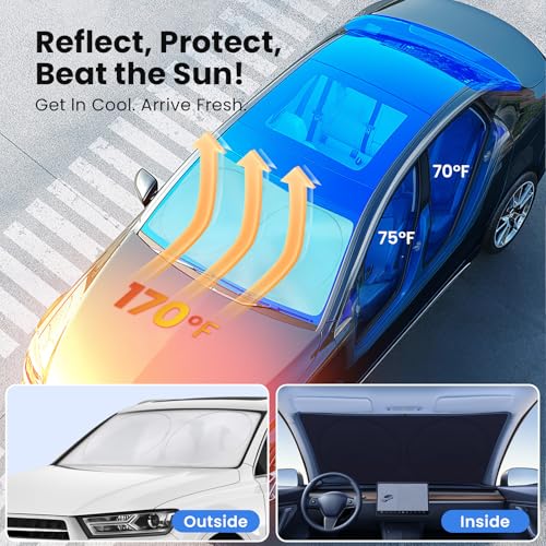 Magnelex Car Windshield Sunshade – Double-Layer Design for 2X - Product Imagery